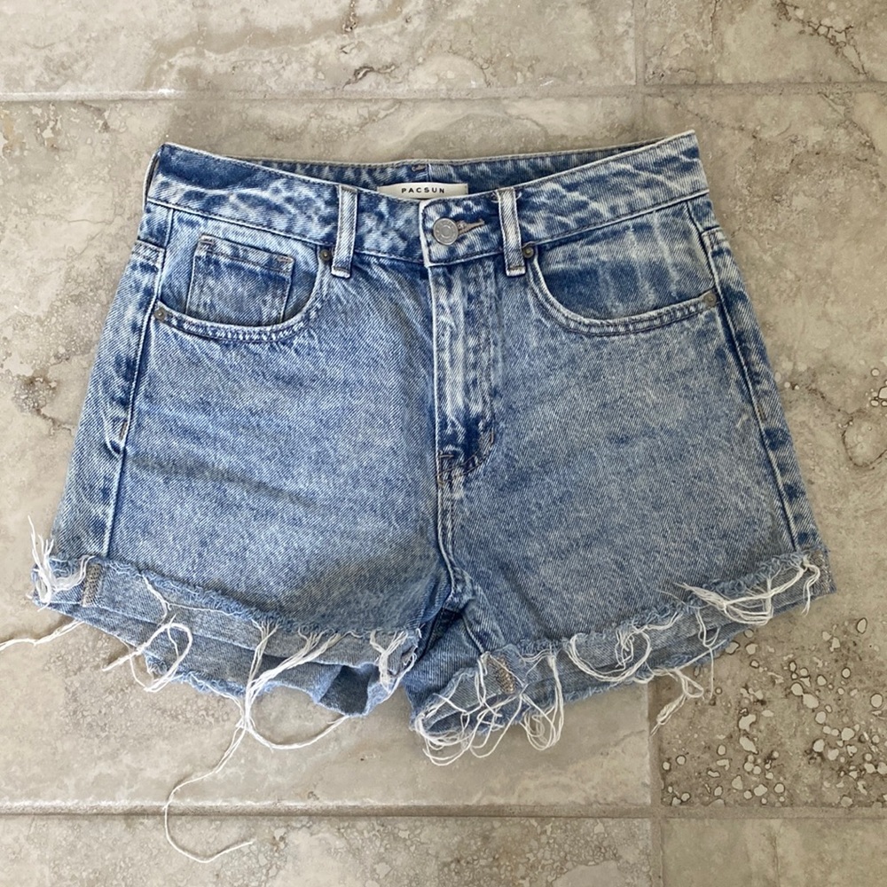 Denim shorts